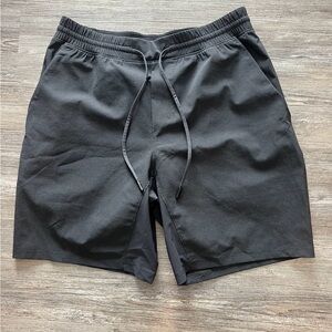 Lululemon Athletica Black Athletic Shorts 8” linerless